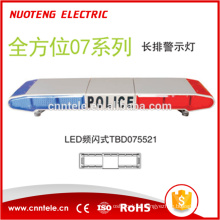 Barra de luz de advertência LED Polícia Vermelho e Azul com alarme de 80W (TBD075521)
